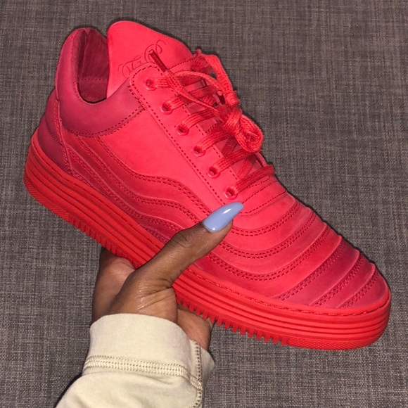 Filling Pieces Wavy Red Low Top Sneakers - Picture 2 of 2